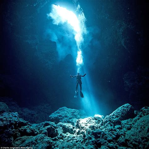 Charlie Jung Photographs Worlds Most Breathtaking Underwater Caves In