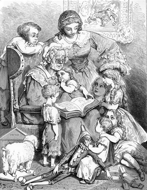 Frontispiece Illustration By Gustave Dore For Les Contes De Perrault