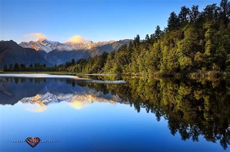 Lake Matheson Southern Alps Reflections By Soniel Dalumpines Landscape