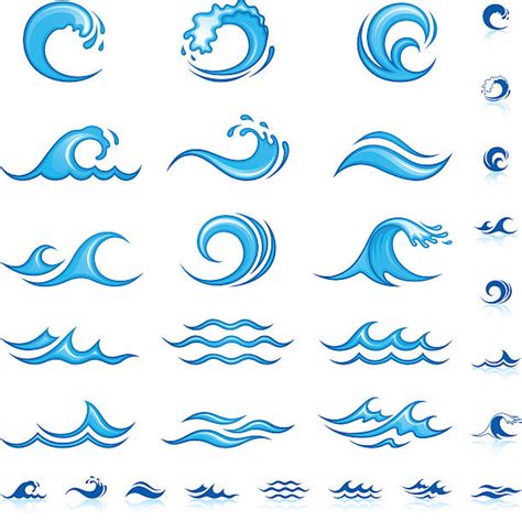 Ocean Wave Clip Art Vector Images And Illustrations Istock