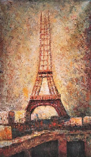 Georges Seurat The Eiffel Tower Hand Painted Oil Painting On Canvas