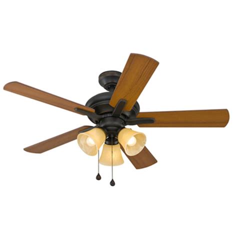 Harbor Breeze Lansing 42 In Oil Rubbed Bronze Indoor Ceiling Fan With