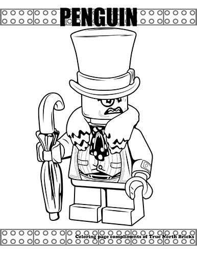 Coloring Pages Kids Batman The Penguin Coloring Pages To Print