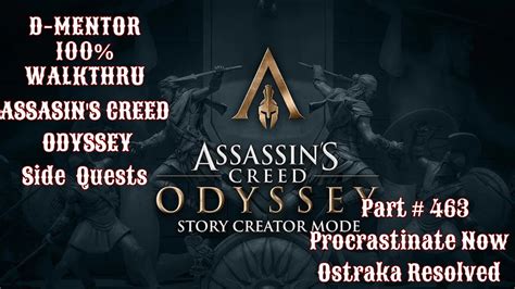 Assassin S Creed Odyssey Walkthrough Side Quests Procrastinate Now
