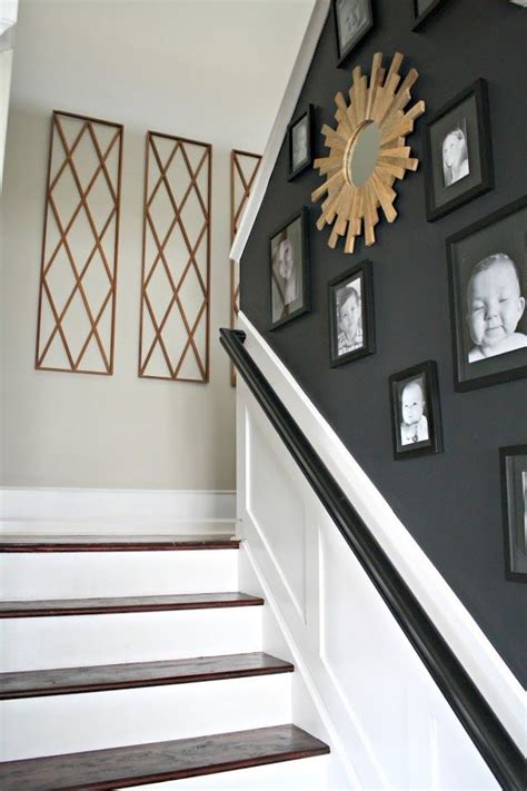 A project from david scott interiors, ltd. Gallery wall on stairs | Stair wall decor, Stairway ...