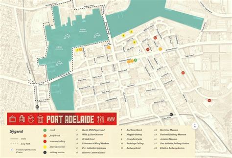 Tarntanya/adelaide may be small in size, but lordy does it pack a punch with its street art talent and murals. Port Adelaide map - Map of port Adelaide (South Australia - Australia)