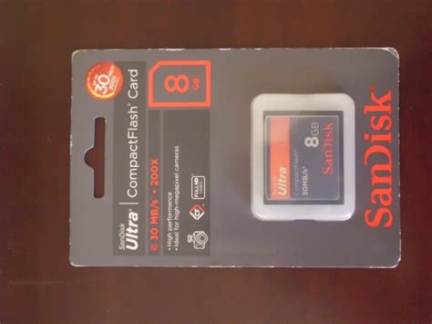 Bontatlan 8gb Sandisk Ultra Cf Compact Flash 30mbs 200x Hardverapró