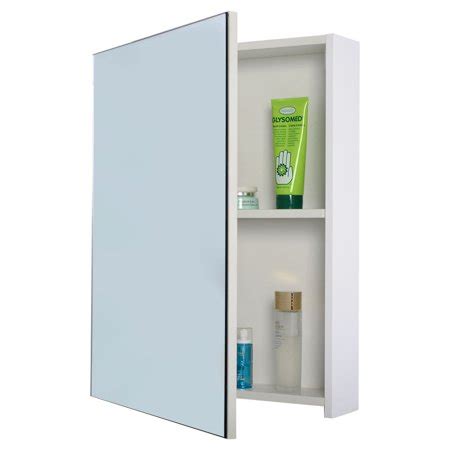 Can be mounted to open left or right. Costway 20'' Wide Wall Mount Mirrored Bathroom Medicine ...