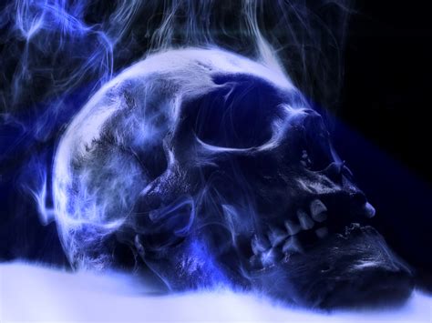 Choose from a curated selection of 4k wallpapers for your mobile and desktop screens. Blue Skulls Wallpaper (48+ images)