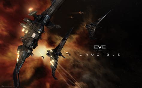 Eve Crucible Game Poster Eve Online Space Spaceship Minmatar Hd