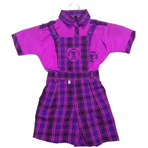 Summer Cotton Kids Girls School Uniform Size Small At Rs 200piece In