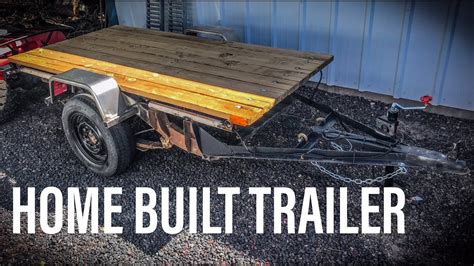 Homemade Trailer Build Installing Fenders And Jack Youtube