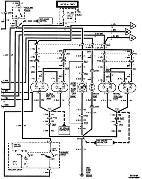Use a testlight to trace for voltage. 2000 Chevy Blazer Trailer Wiring Diagram - Wiring Diagram