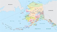 Alaska Counties/Boroughs Map | Mappr