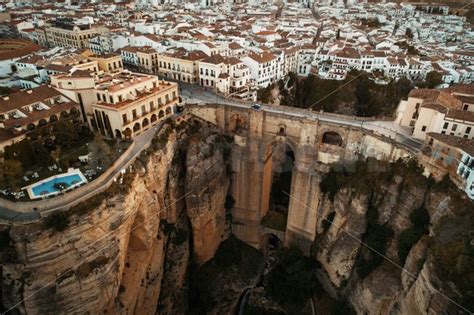 New Bridge Aerial View In Ronda Songquan Photography