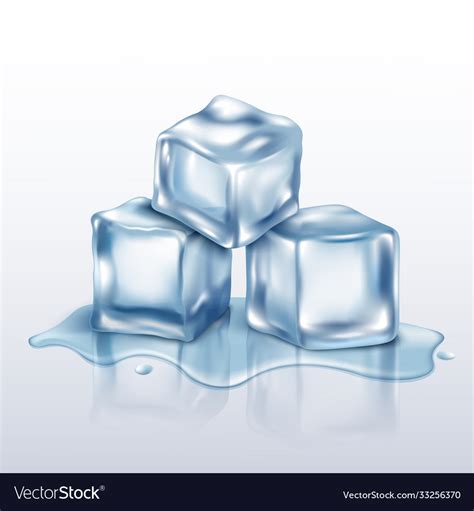 Melting Ice Cube Clip Art