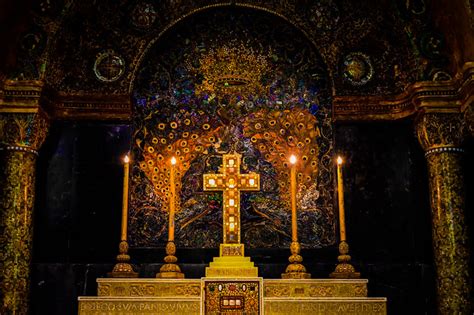 Louis Tiffany Tiffany Chapel Cross And Reredos Glass Mosaic 1893 At