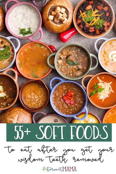 These foods are excellent to eat for anyone wearing braces, dentures, or after teeth removal. A Massive List of 55+ Soft Foods to eat after Oral Surgery ...