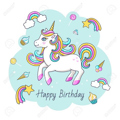 Happy Birthday Unicorn Clipart 10 Free Cliparts Download Images On