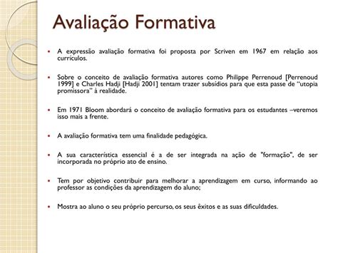 Funções Da Avaliação Formativa E Continuada