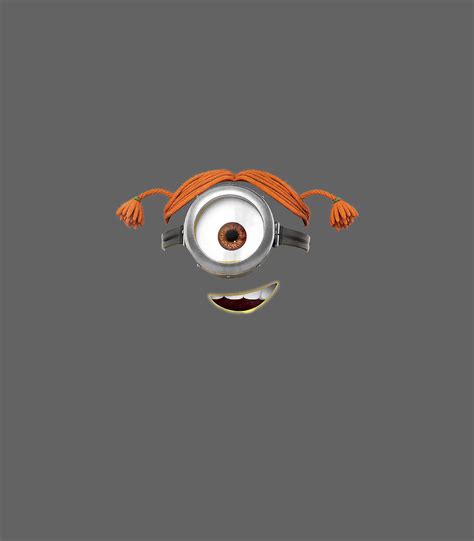 Despicable Me Minions Carl Pigtails Graphic Christ Digital Art By Ioriu