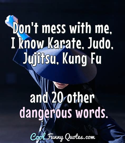 I May Not Know Karate But I Know Crazy And Im Not Afraid To Use It