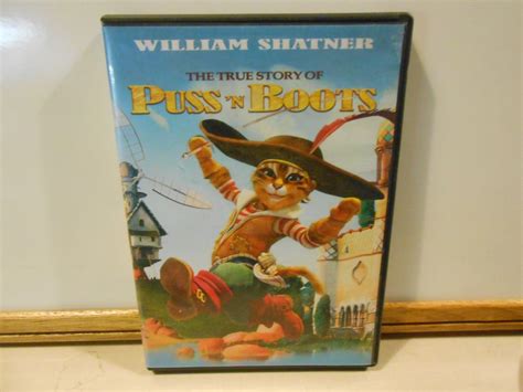 The True Story Of Puss N Boots Dvd 2008 Starring William Shatner Animated 625828609671 Ebay