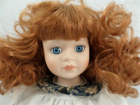 Geppedo Porcelain Musical Little Girl Doll Plays We Have Only Just