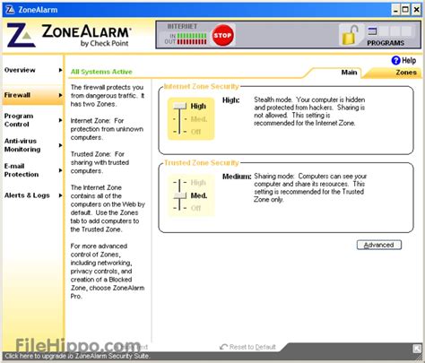 Many people don't, if references to firewalls in tv shows, movies, and other forms of popular media are any indication. Download ZoneAlarm Free Firewall 15.6.028.18012 for ...