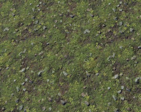 Rocky Grass Trevor Cotich Terrain Texture Hand Painted Textures