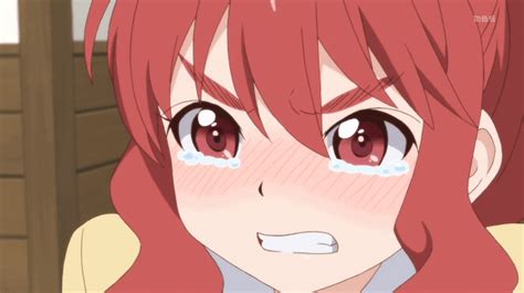 Safebooru 1girl Angry Animated Animated  Blush Enomoto Yuiko Love Lab Red Eyes Red Hair