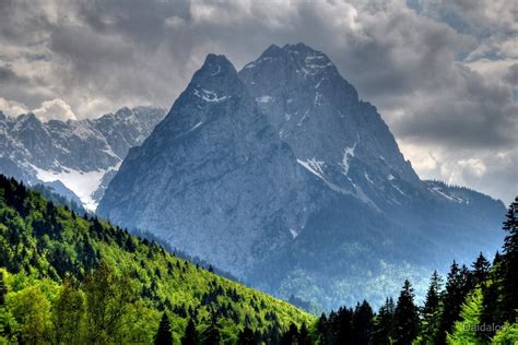 Mountain Zugspitze Germany By Daidalos Redbubble