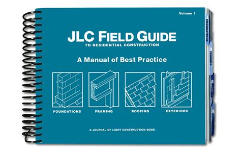 Jlc Field Guide To Residential Construction Volume 1 A Manual Of Best