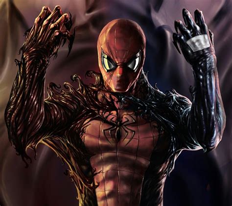 Fusion Of Spidey Venom And Carnage Spider Man Spiderman Venom