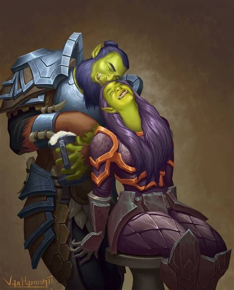 Orc Couple By Vanharmontt On Deviantart