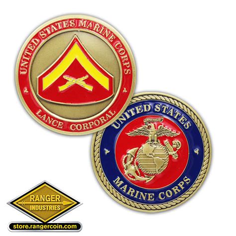 Usmc Lance Corporal Rank Ranger Coin Store