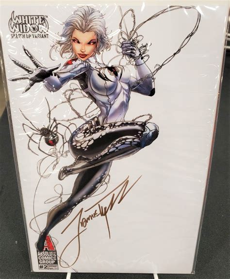 White Widow 2 Exclusive Variant Signed Jamie Tyndall Comic