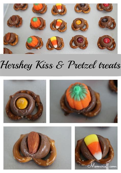 Gingerbread, cherry, red velvet, more! Pretzels and Hershey Kisses - Super Simple Snack!