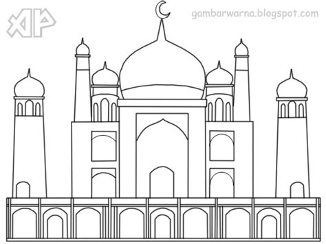 Mewarnai Gambar Masjid Istiqlal Mewarnai Gambar Jam Drawing Image