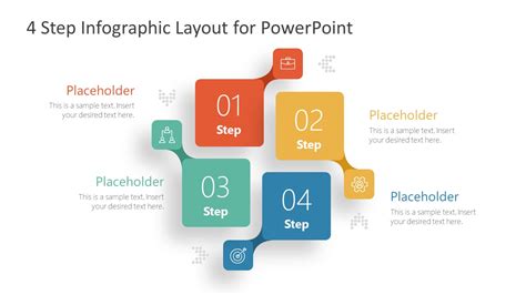 4 Step Infographic Layout For Powerpoint Slidemodel