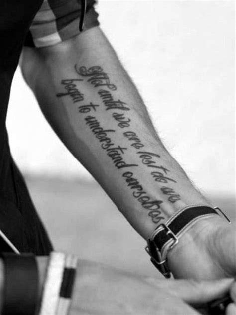 Forearm Quote Tattoos Designs Ideas And Meaning Tattoos