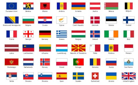 Design Elements Europe Flags