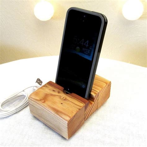 Wood Iphone Dock Charging Station Iphone Charger Ipod