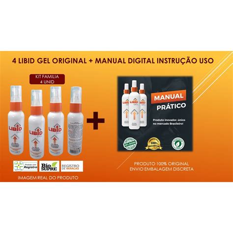 Kit Libid Gel Original Tratamento Completo Com Manual Digital Shopee Brasil