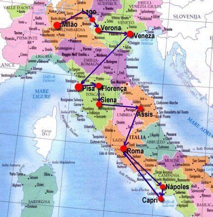 Itália tem duas famosas ilhas, sicilia e sardegna. mapa turistico de italia - Buscar con Google | Mapa ...