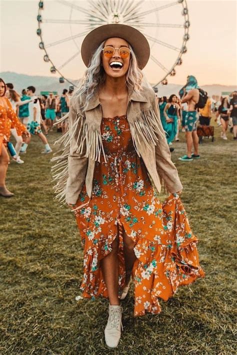 Boho Chic Fall Outfit Denim Jackets Long Sleeve Maxi Dresses Pants And Blouses Everything