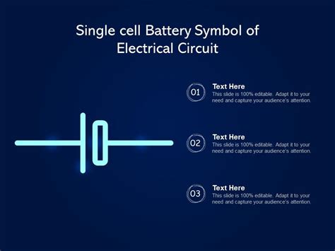 Single Cell Battery Symbol Of Electrical Circuit Powerpoint Slides