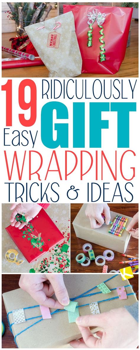 Diy T Wrapping Tricks And Ideas For Christmas