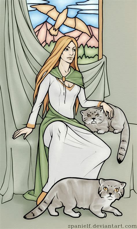 Freyja With Manuls By Spanielf On Deviantart