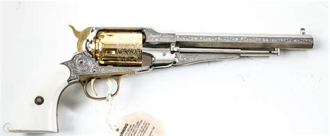 Firearm F Lli Pietta 1858 Full Engraved Revolver 1831623086